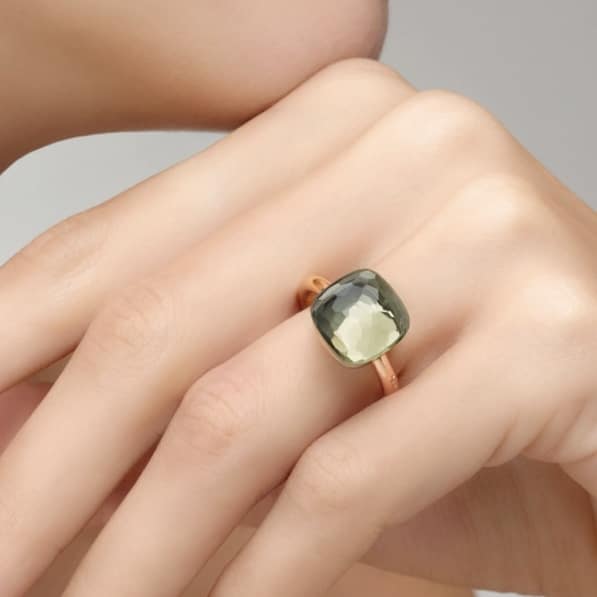 Bague Pomellato Nudo Prasiolite Maxi